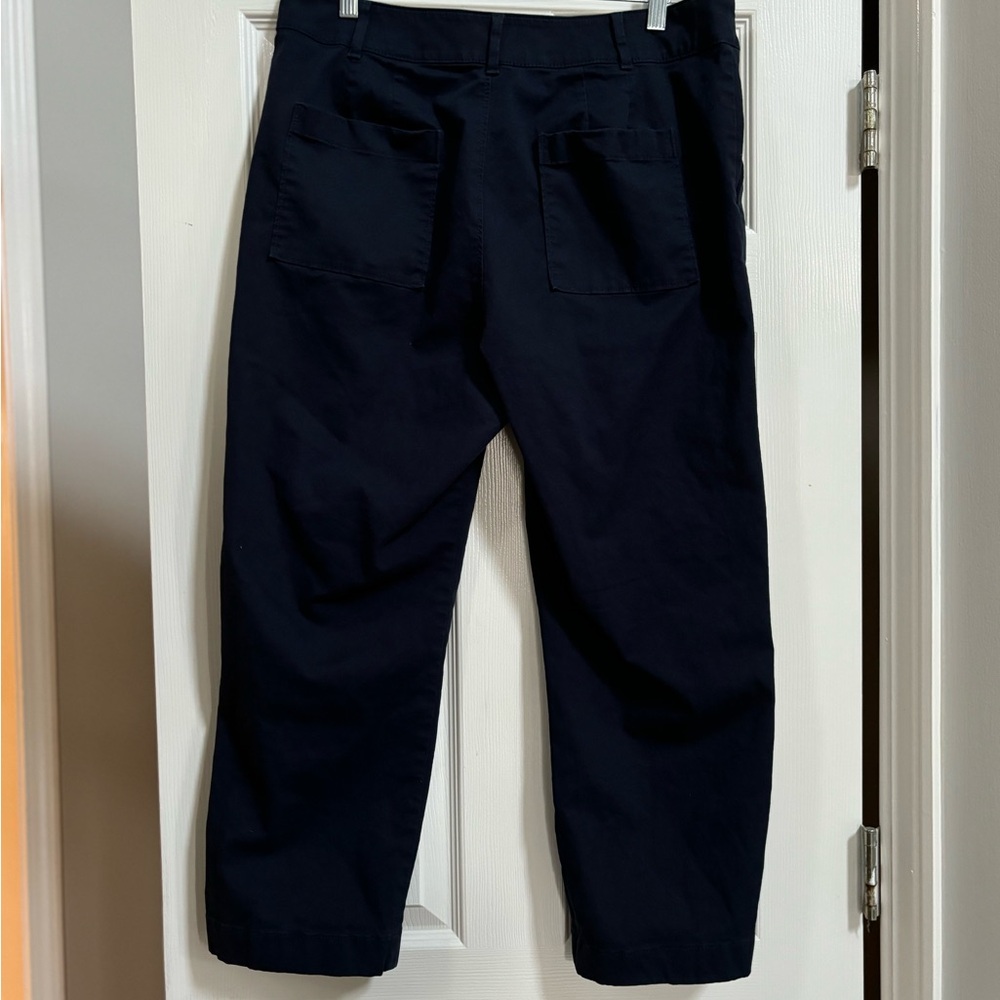 Navy Loft Outlet Monroe Straight Curvy Chino pants - 12